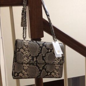 Fleming embossed convertible shoulder bag